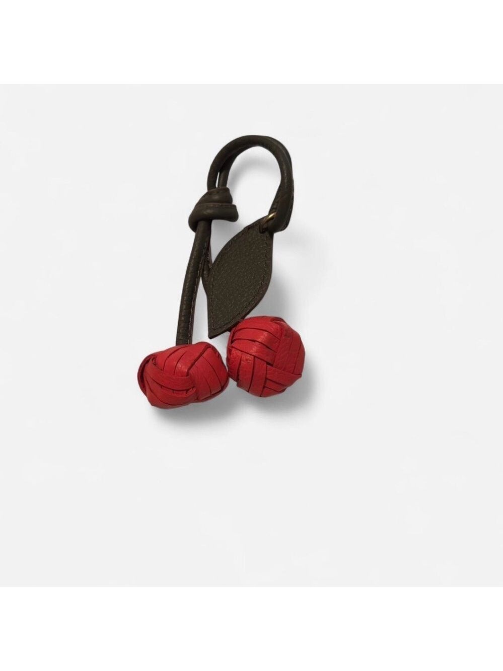 Red Cherry Keychain Accessory